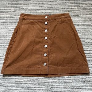 Wilfred corduroy skirt